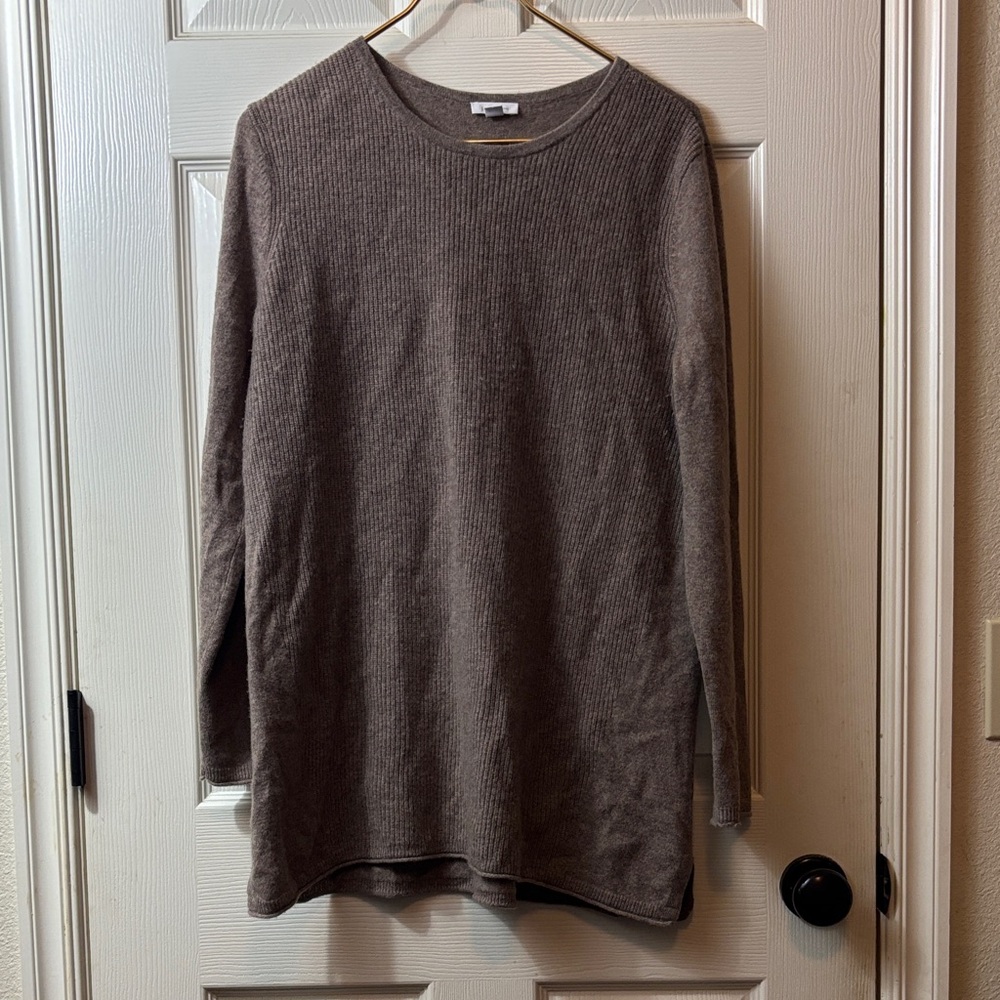 J. Jill Cashmere Tan Sweater - Picture 1 of 6